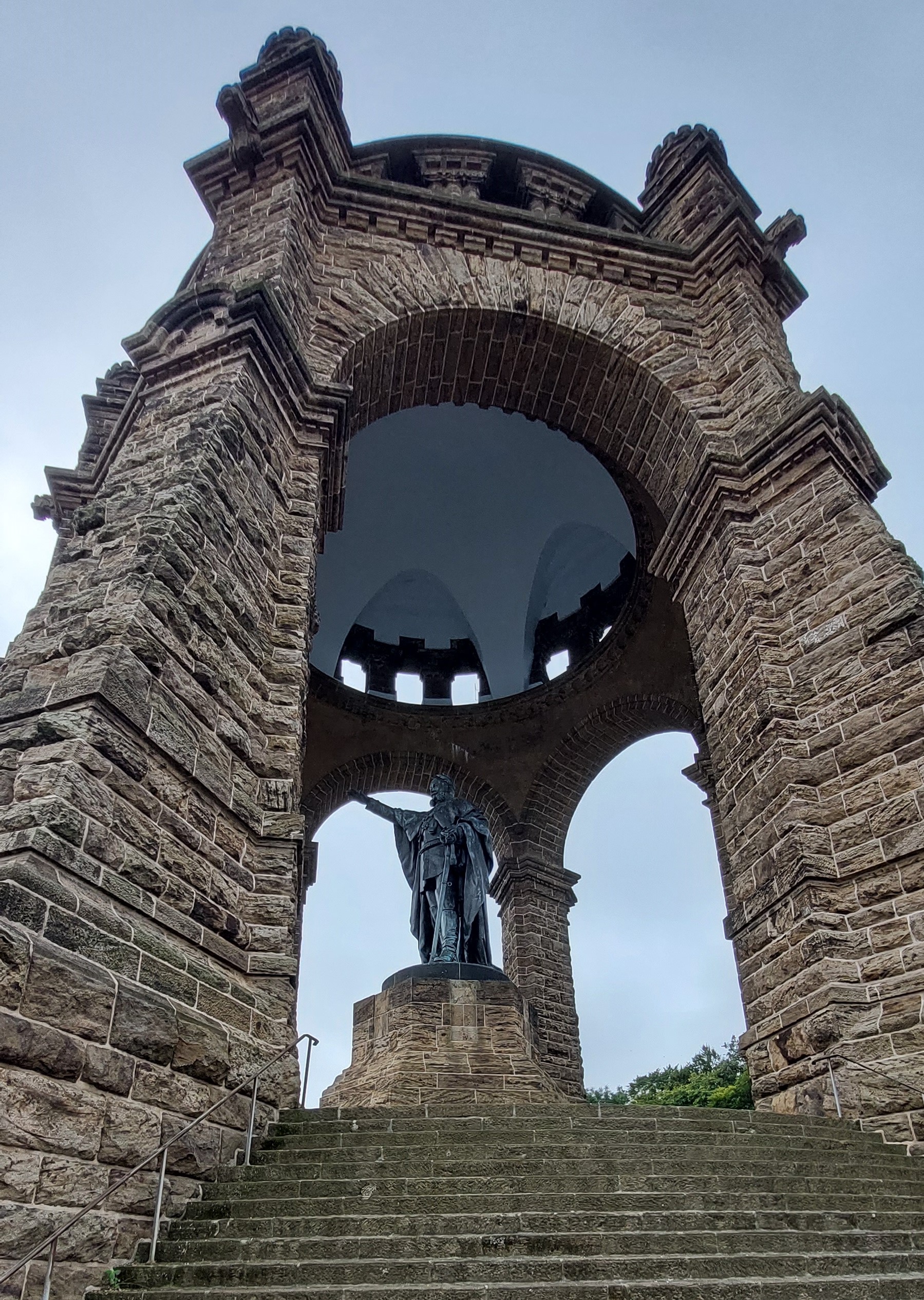 Kaiser-Wilhelm Denkmal an der Porta Westfalica.