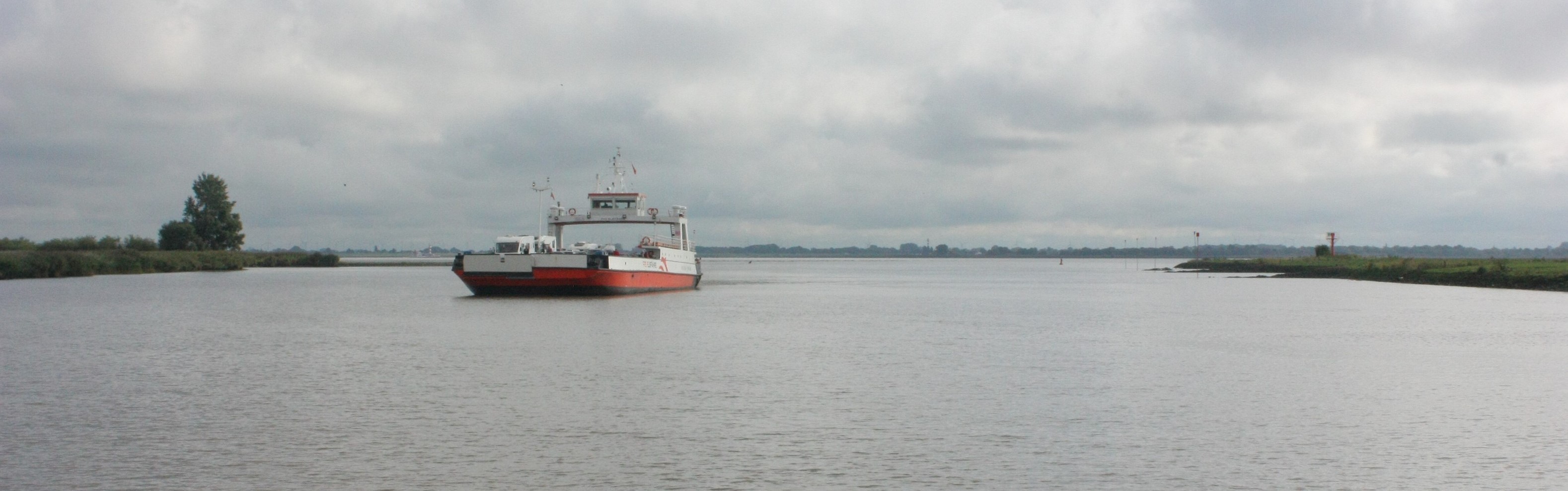 Elbfähre Wischhafen - Glückstadt.